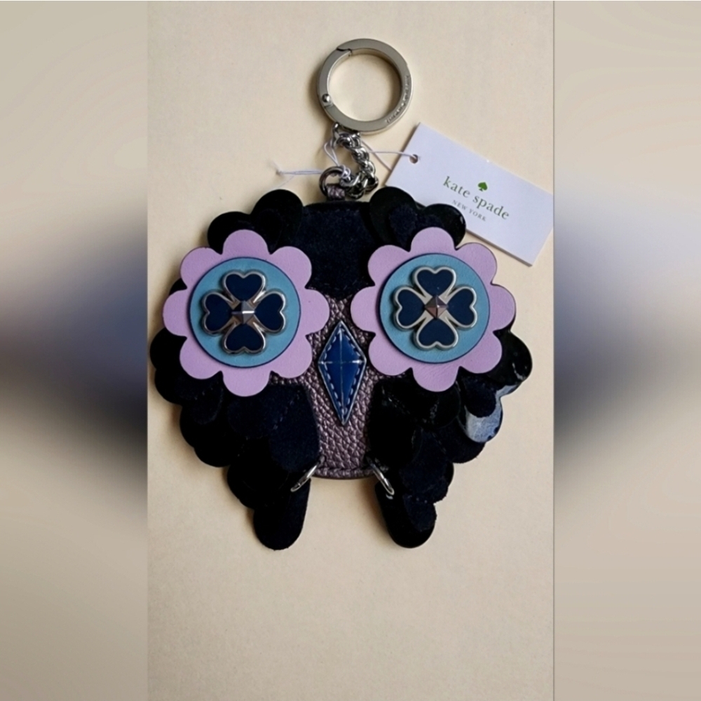 💙▪️Kate spade▪️ Novelty owl keychain / bag charm - Picture 3 of 5